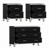 Bella Depot Dresser and Nightstands 3-Pieces Cabinet Set - 4 of 4