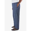 KingSize Men's Big & Tall Elastic Waist Gauze Cotton Pants - 4 of 4