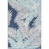 Hauteloom Thebarton Coastal Blue Palm Area Rug - 2 of 4