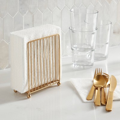 Delavan Collection Metal Wire Napkin Holder Gold - Threshold&#8482;_2