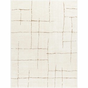 Hauteloom Koume Ivory & Brown Area Rug - 1 of 4