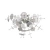Livex Lighting Circulo 4 - Light Flush Mount in  Polished Chrome - 3 of 4