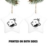 Diary of a Wimpy Kid Head StarShaped Porcelain Holiday Christmas Tree Ornament  3.1" - 2 of 4