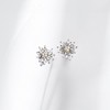 Ross-Simons 0.25 ct. t.w. Diamond Heart Burst Earrings in 10kt Yellow Gold - 3 of 4