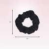 scünci No Damage Textured Scrunchies - Black - All Hair - 10pk - image 4 of 4