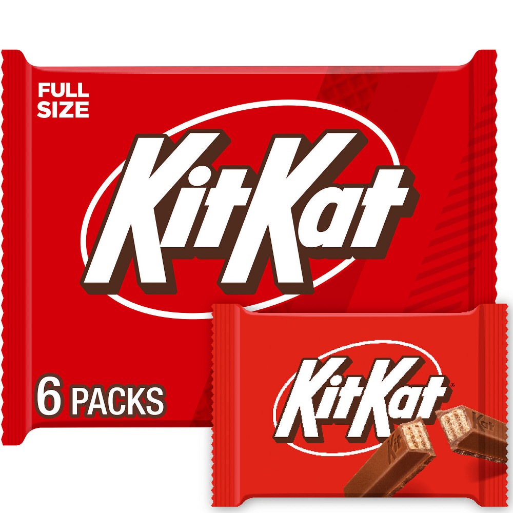 UPC 034000296057 product image for Kit Kat Milk Chocolate Wafer Candy Bars - 9oz/6ct | upcitemdb.com