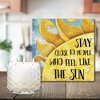Courtside Market The Sun 13.5 oz Soy Wax Candle with 8"x8" Artboard - 2 of 2