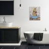 Stupell Industries Regal Lion in Blue Claw Bath Canvas Art - 3 of 4