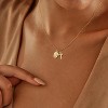 Dainty Small Cross Necklace, 14K Gold Silver Plated Religious Pendant Charm, Baptism Easter Faith Jewelry Gift for Women - 2 of 4