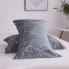 100 Cotton Floral Duvet Cover Set, Soft Set of 3 Bedding with Pillow Shams - 4 of 4