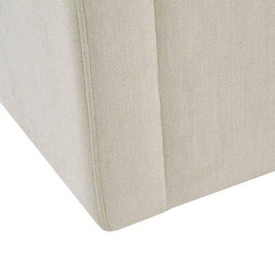 Ivory Velvet Barrel Swivel Chair with Metal Base