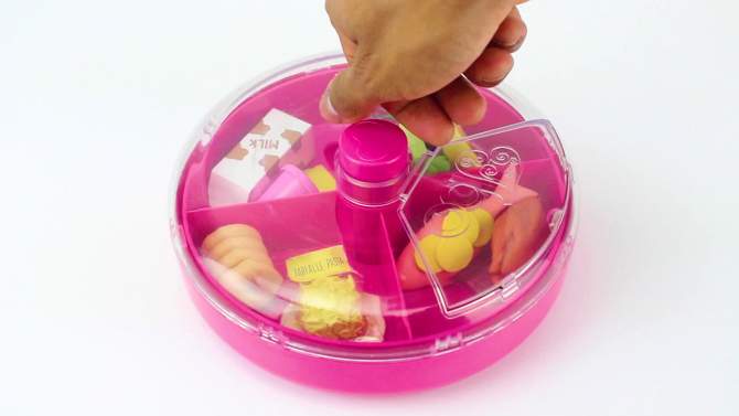 Our Generation Spin &#38; Serve Play Food Case Accessory Set for 18&#34; Dolls, 2 of 7, play video