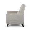 GDFStudio Alscot Contemporary Fabric Pushback Recliner with Nailhead Accents - 4 of 4