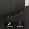 Acekool 58 Inch TV Stand for TVs Up to 60 Inch, Modern Media Console with 2-Tier Open Storage, Cable Management, for Living Room or Bedroom - 2 of 4