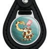 Wild Thornberrys Nigel Snake Charmer Black Leather Keychain - 3 of 4