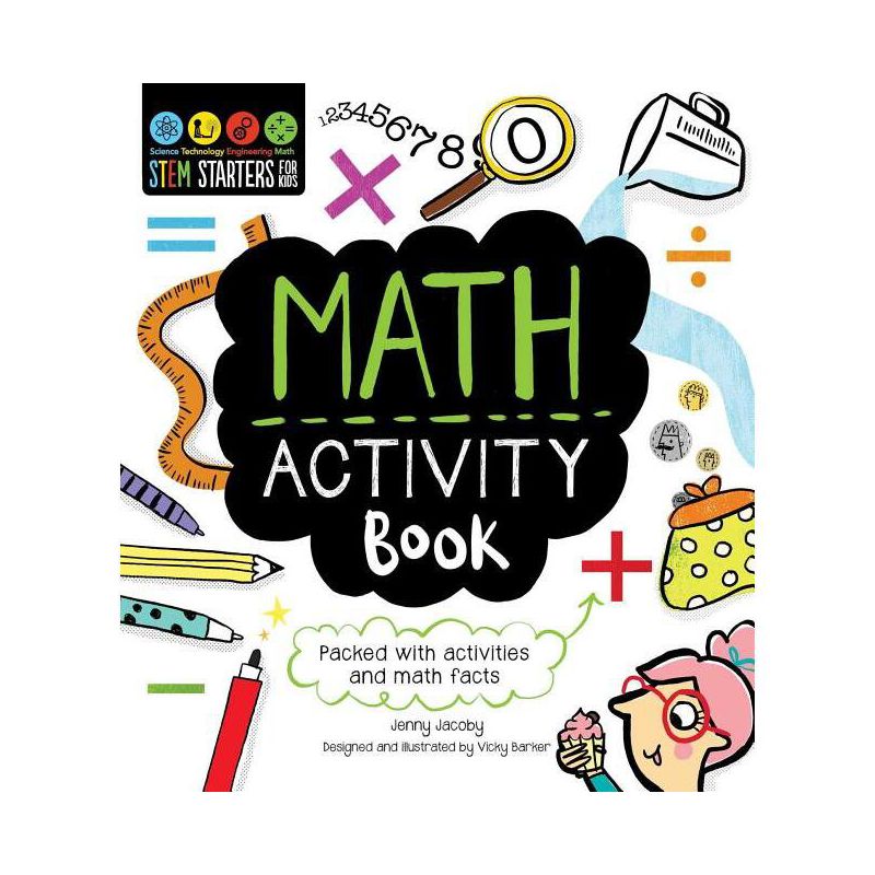 Stem Starters for Kids Math Activity Book - by  Jenny Jacoby (Paperback), 1 of 2
