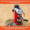 IMUSA 4 Cup Espresso Cappuccino Maker: Red, 800W, Frothing Wand, Removable Drip Tray, Ground Espresso, Manual Operation - 4 of 4