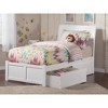 Platform Bed with Storage & Turbo Charger - Headboard, Slats & Rails Included - 3 of 4