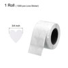 Unique Bargains Self-Adhesive Heart Decorations Sticker for Envelope Wedding 2000 Pcs - 2 of 4