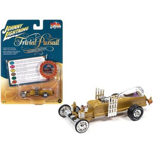 Barris Drag-U-La "The Munsters" "Trivia Pursuit" w/Collector's Token and Game Card 1/64 Diecast Model Car by Johnny Lightning - 1 of 3