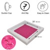 Evideco French Home Goods Bubbles Non-Slip Square Shower Mat 20″L X 20″W - 3 of 4