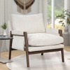 Accent Chair,Velvet Accent Chair with Solid Wood Thick Seat Cushion - 2 of 4