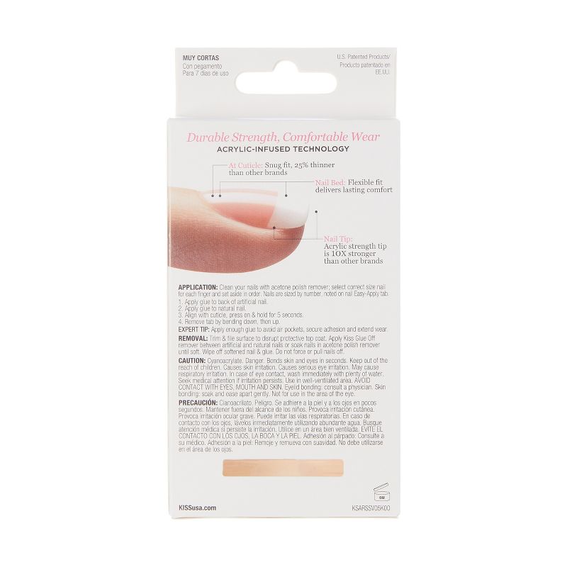 KISS Products Salon Acrylic Fake Nails Kit - Pet Peeve - 31ct, 6 of 7