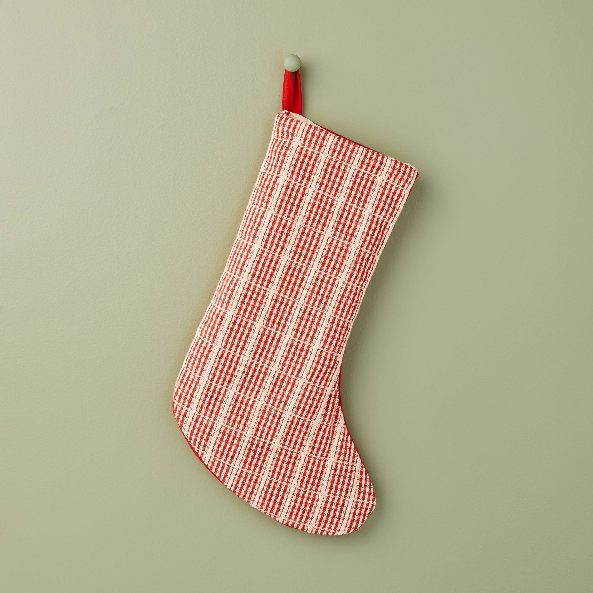 Red Plaid Holiday Stocking - Hearth & Hand™ with Magnolia