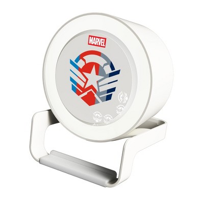 Keyscaper Marvel Avengers Sam Wilson Captain America Sigil Night Light Charger and Bluetooth Speaker
