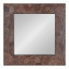 29" x 29" Okeefe Framed Decorative Wall Mirror Natural - Kate & Laurel All Things Decor: Modern Square Wood Frame, No Assembly Required - 2 of 4