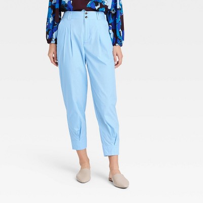 Women's Mid-Rise Ankle Length Trousers - Who What Wear™