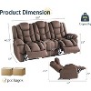 AMERLIFE Oversized Reclining Sofa with Side Pocket - 2 of 4