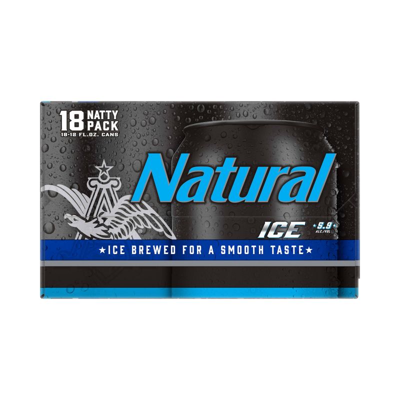 Natural Ice Beer - 18pk/12 fl oz Cans, 5 of 10