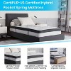 Emma and Oliver Tufted Platform Bed with 10 Inch Pocket Spring Mattress - image 3 of 4