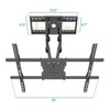 Mount-It! Full Motion TV Wall Mount with 39 Inch Long Extension Arms, Heavy Duty Dual Arm TV Mount Fits 65 to 110 Inch TVs & Fits 16 and 24 Inch Studs - 3 of 4