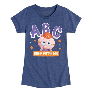 Girls' - Super Why - Abc Sing With Me Fitted Short Sleeve Graphic T-Shirt - 1 of 4