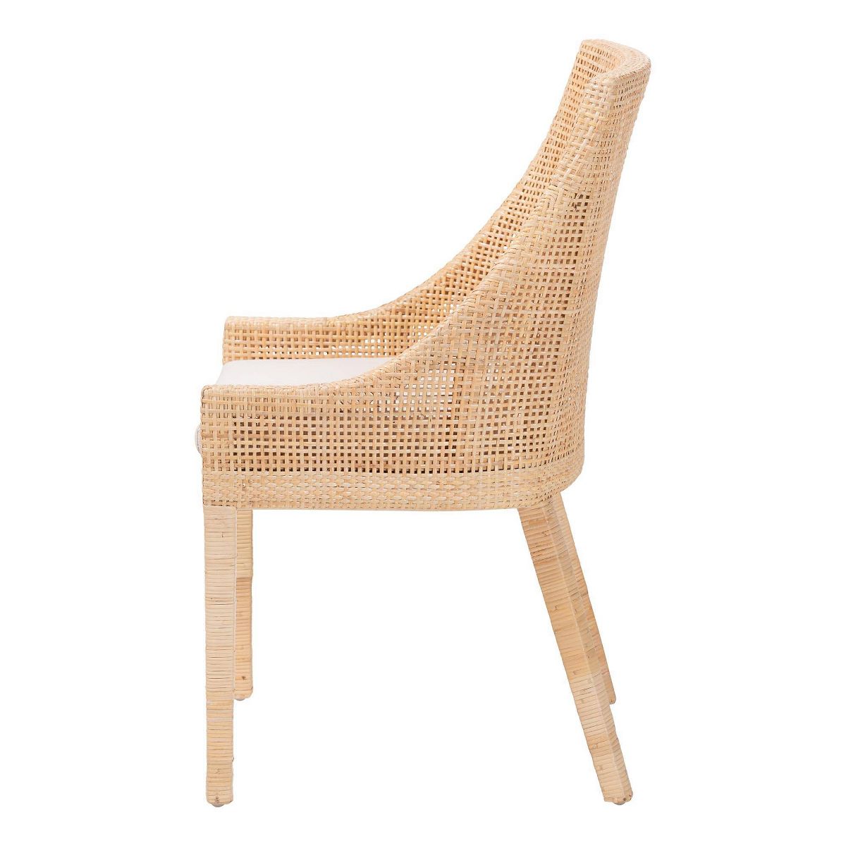 bali & pari Beata Natural Rattan Dining Chair Light Honey - thumbnail 3