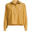 Lands' End Women's No Iron Boxy Cropped Shirt - 3 of 4