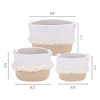 Unique Bargains REGALWOVEN Home Decor Shelf Closet Storage Bin for Clothes 3 Packs - 3 of 4