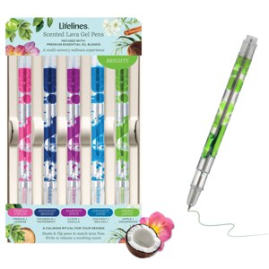 Lifelines 5pk Scented Lava Pens Brights - 1 of 4