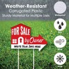 Big Dot of Happiness For Sale By Owner - Home Real Estate Yard Sign with Stakes - Double Sided Outdoor Lawn Sign - Set of 3 - 3 of 4
