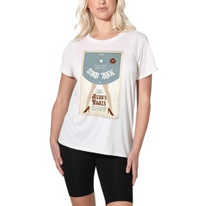 Women's Star Trek Tos Episode 6 Loose T-Shirt White - 1 of 4