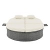 Okak 2-Person Patio Lounge Chairs Outdoor Chaise Lounge with Adjustable Backrest,Foldable Cup Holders,Perfect for Poolside,Lawn,Garden - 2 of 4