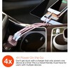 HyperGear High-Power 34W Quad USB Car Charger - 2 of 4