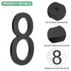 Unique Bargains Durable Acrylic Waterproof 3D Floating Appearance House Numbers 1 Pc - 2 of 4