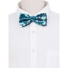 INSPIRE CHIC Men's Sequin Adjustable Pre-tied Bow Tie - 4 of 4