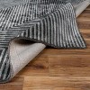 Hauteloom Quartz Patterned Sheen Gray/Green Viscose Rug - 3 of 3