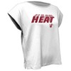 NBA Miami Heat Women's White Round Neck Short Sleeve T-Shirt - 3 of 4