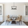 Elegant Lighting Agnys 6 lights pendant in black - 2 of 4