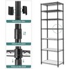 SONGMICS Garage Shelving, Wire Shelving Unit, Kitchen Storage Rack with Adjustable Shelves, for Living Room, Garage, Black - 3 of 4